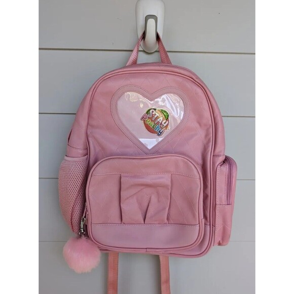 Megan Plays Stay Peachy Pink School Backpack Merch Roblox Adopt Me Never Used - Picture 1 of 4
